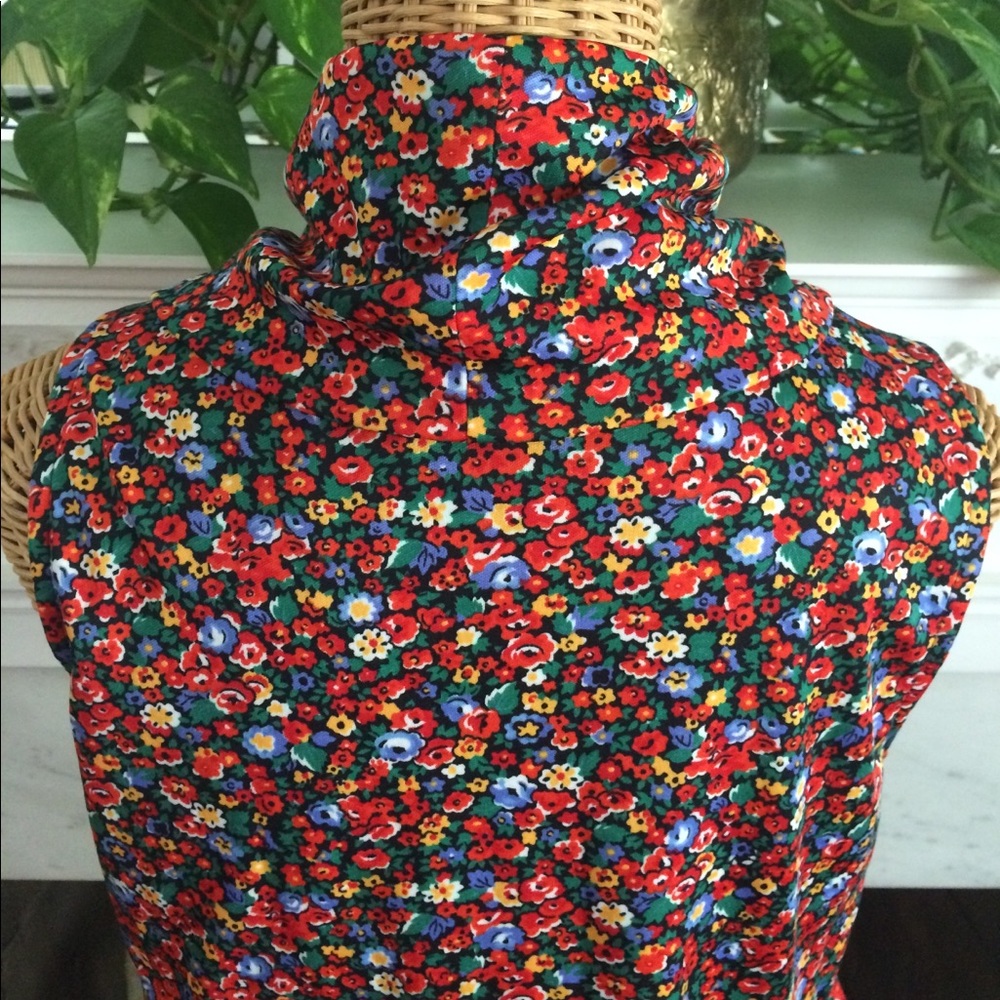 Vintage Floral Print Sue Brett Dress - Picture 6 of 7